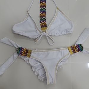 Colombian swimwear w/Miyuki details